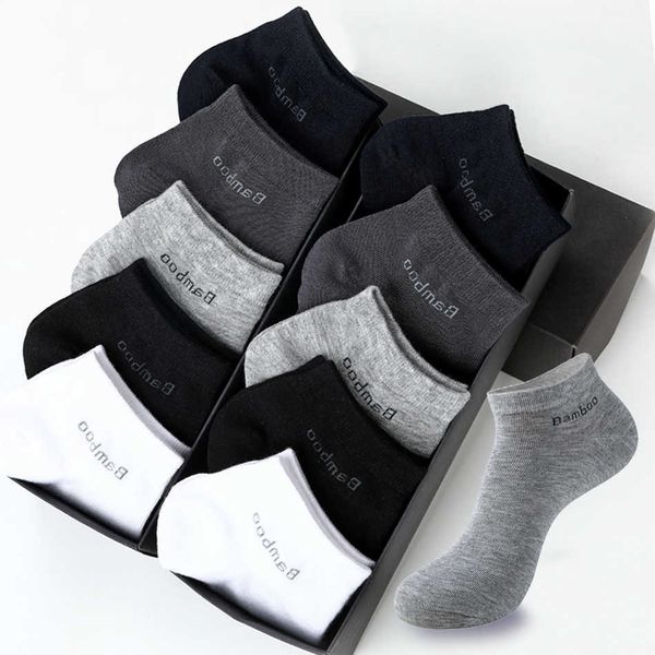 10 pairs / pack men's bamboo fiber socks short casual breatheable anti-bacterial man ankle socks men 210727, Black
10 pairs / pack men's bamboo fiber socks short casual breatheable anti-bacterial man ankle socks men 210727, Black