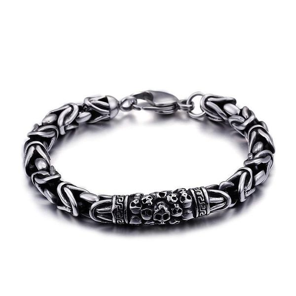 mens bracelet fashion trend skull punk peace pattern gift for boys charm bracelets, Golden;silver
mens bracelet fashion trend skull punk peace pattern gift for boys charm bracelets, Golden;silver