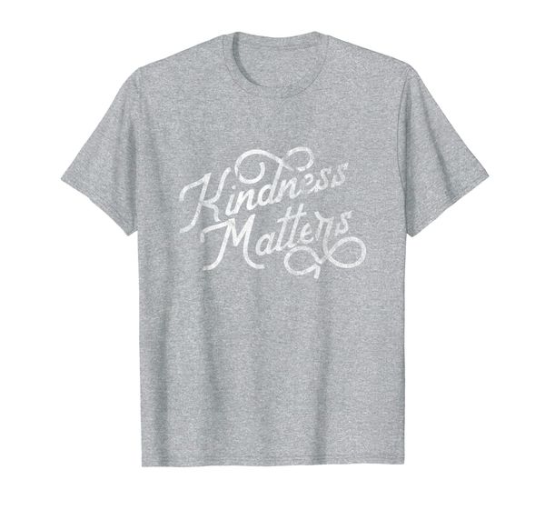 oregon born - "kindness matters" t-shirt, White;black 
oregon born - "kindness matters" t-shirt, White;black