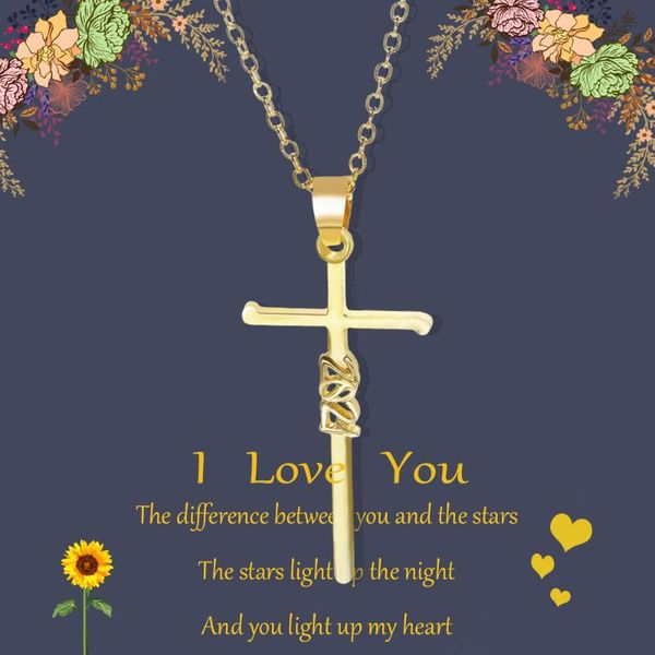 vintage gothic cross pendant necklace golden for women 2021 year number chain plated choker jewelry anniversary birthday gift chains, Silver
vintage gothic cross pendant necklace golden for women 2021 year number chain plated choker jewelry anniversary birthday gift chains, Silver