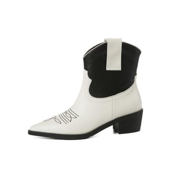 boots women autumn winter shoes chunky heels slip on patchwork ladies ankle booties pointed toe medium heeled fashion short, Black
boots women autumn winter shoes chunky heels slip on patchwork ladies ankle booties pointed toe medium heeled fashion short, Black