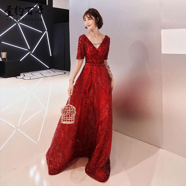 elegant applique short sleeve a-line long chiffon evening dress fashion banquet prom formal gown vestidos de noche cheongsam ethnic clothing, Red
elegant applique short sleeve a-line long chiffon evening dress fashion banquet prom formal gown vestidos de noche cheongsam ethnic clothing, Red
