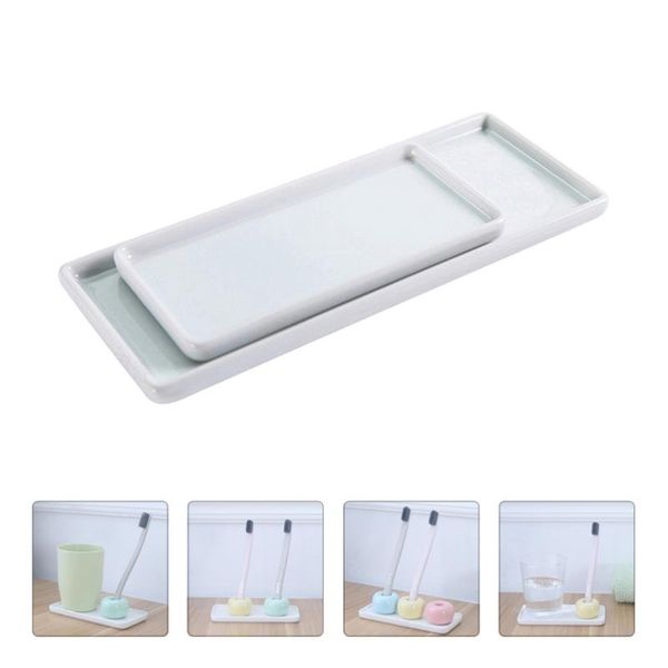dishes & plates 2pcs multifunctional ceramic storage for bathroom and kitchen use (white)
dishes & plates 2pcs multifunctional ceramic storage for bathroom and kitchen use (white)