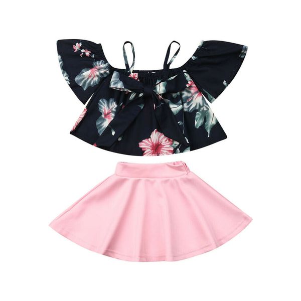 fashion kids baby girls clothes sets short sleeve flower off shoulder +pink a-line skirts outfit clothes set, White
fashion kids baby girls clothes sets short sleeve flower off shoulder +pink a-line skirts outfit clothes set, White