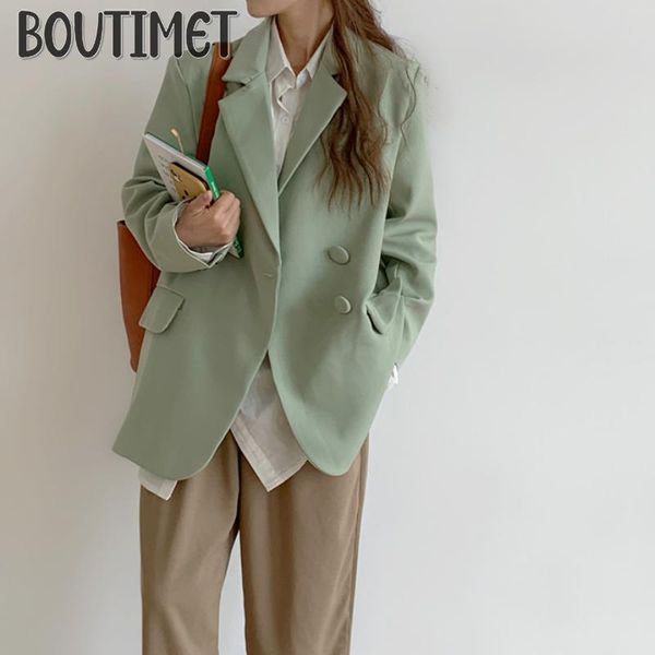 women's suits & blazers 2021 autumn women green short blazer coat jacket loose cozy outwear double breasted overshirt, White;black
women's suits & blazers 2021 autumn women green short blazer coat jacket loose cozy outwear double breasted overshirt, White;black