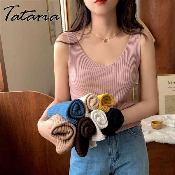 knitted tank summer women solid camisole vest simple lady slim sling v neck pink khaki female korean fashion 210514, White
knitted tank summer women solid camisole vest simple lady slim sling v neck pink khaki female korean fashion 210514, White