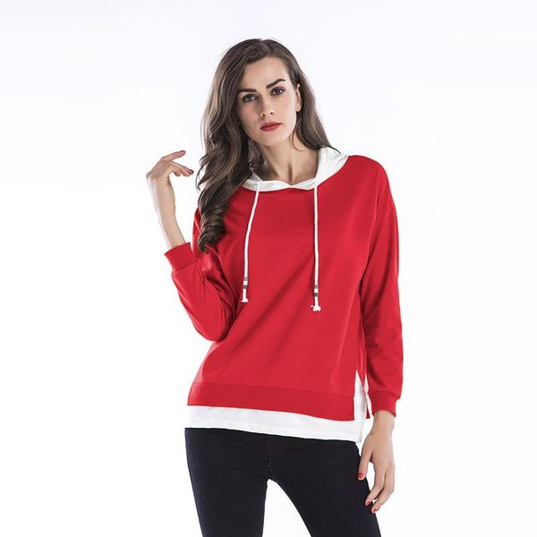 women's hoodies & sweatshirts yyfs 2021 patchwork hoodie women raglan long sleeve contrast hooded sweatshirt cotton fall pocket drawstr, Black
women's hoodies & sweatshirts yyfs 2021 patchwork hoodie women raglan long sleeve contrast hooded sweatshirt cotton fall pocket drawstr, Black