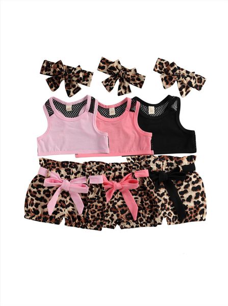 summer infant kids baby girl clothes sportswear solid color sleeveless and leopard short pants headband 18m 6t, White
summer infant kids baby girl clothes sportswear solid color sleeveless and leopard short pants headband 18m 6t, White