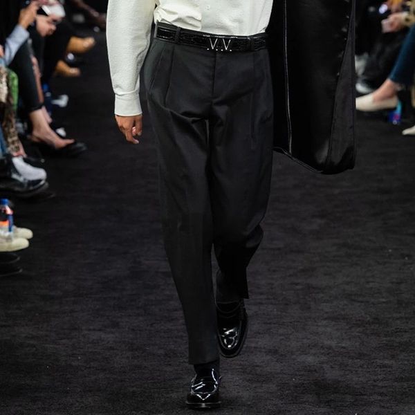 men's pants large casual loose 2021 spring show trend middle waist fashion brand small foot harlan, Black
men's pants large casual loose 2021 spring show trend middle waist fashion brand small foot harlan, Black