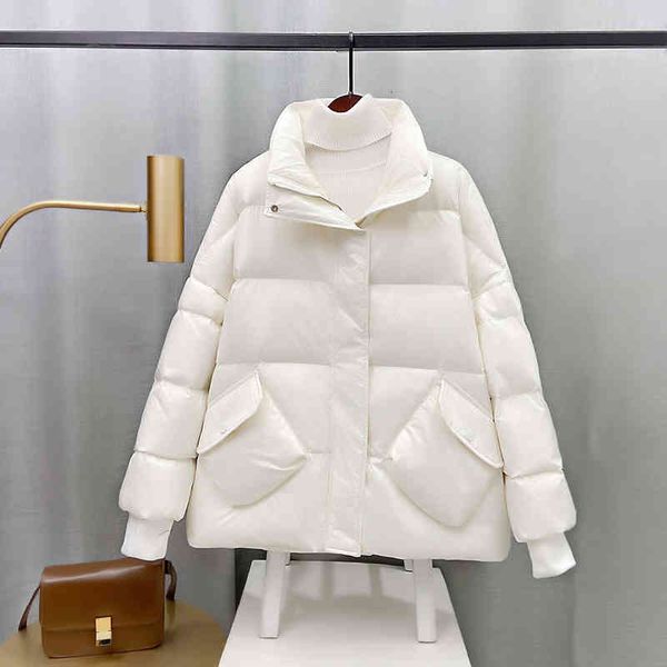 women's down & parkas autumn winter women 90% white duck short jacket casual female stand collar pocket coat warm snow outwear f94h, Black
women's down & parkas autumn winter women 90% white duck short jacket casual female stand collar pocket coat warm snow outwear f94h, Black