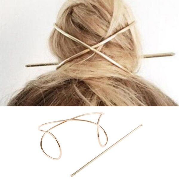 hair clips & barrettes hollow geometric metal stick bun holder hairpin barrette clip clamp headdress accessories, Golden;silver
hair clips & barrettes hollow geometric metal stick bun holder hairpin barrette clip clamp headdress accessories, Golden;silver