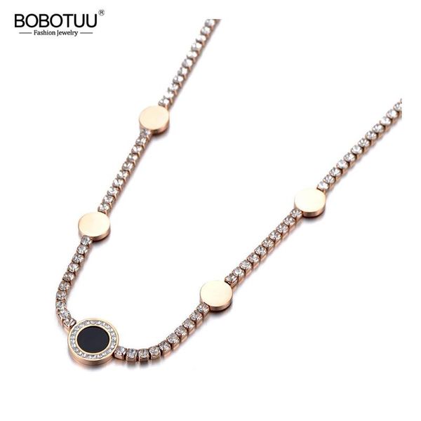 pendant necklaces bobotuu sparkling titanium stainless steel cz crystal 5pcs disc choker for women bohemia rhinestone necklace bn19192, Silver
pendant necklaces bobotuu sparkling titanium stainless steel cz crystal 5pcs disc choker for women bohemia rhinestone necklace bn19192, Silver