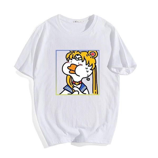 men's t-shirts kawaii i want to cry duck printing t shirt women harajuku short sleeve fun t-shirt cute cartoon female tshirt clothes, White;black
men's t-shirts kawaii i want to cry duck printing t shirt women harajuku short sleeve fun t-shirt cute cartoon female tshirt clothes, White;black
