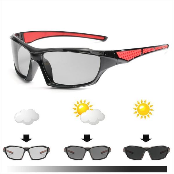 pchromic chameleon sunglasses driving men polarized discoloration sun glasses for sport fashion, White;black
pchromic chameleon sunglasses driving men polarized discoloration sun glasses for sport fashion, White;black