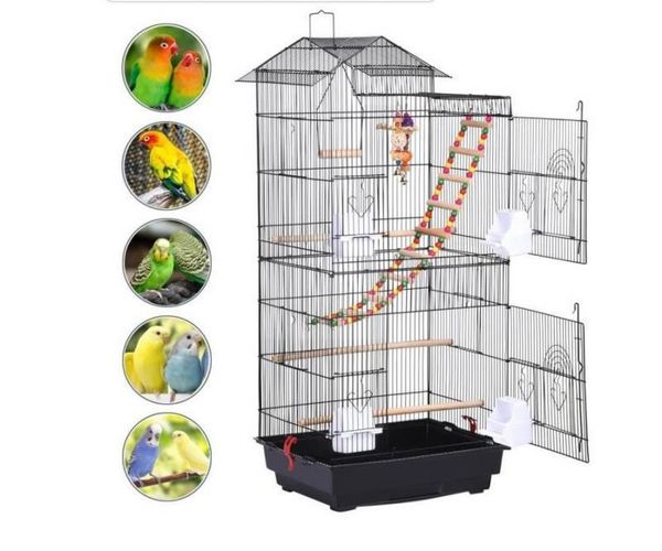 46*35.5*99cm portable wire bird cage with roof design vente directe locale en france cages
46*35.5*99cm portable wire bird cage with roof design vente directe locale en france cages