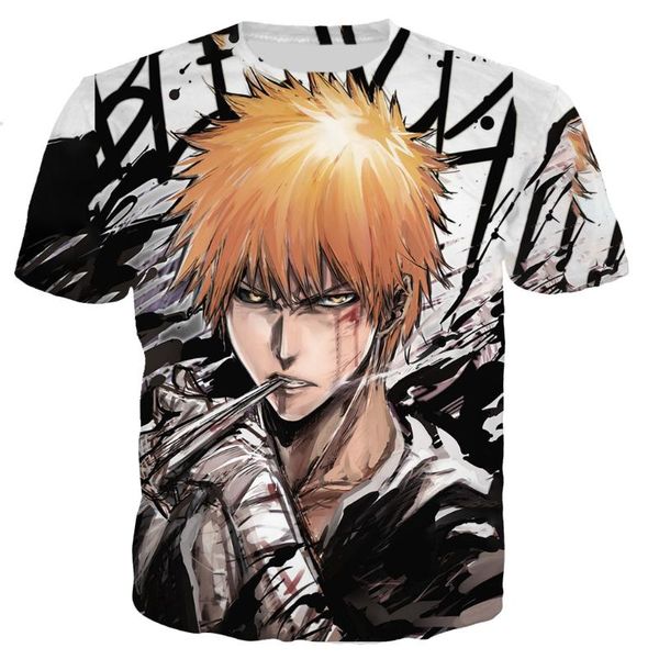 men's t-shirts anime bleach shirts 2021 men/women 3d printed t-shirt casual harajuku style t fashion streetwear tee, White;black
men's t-shirts anime bleach shirts 2021 men/women 3d printed t-shirt casual harajuku style t fashion streetwear tee, White;black