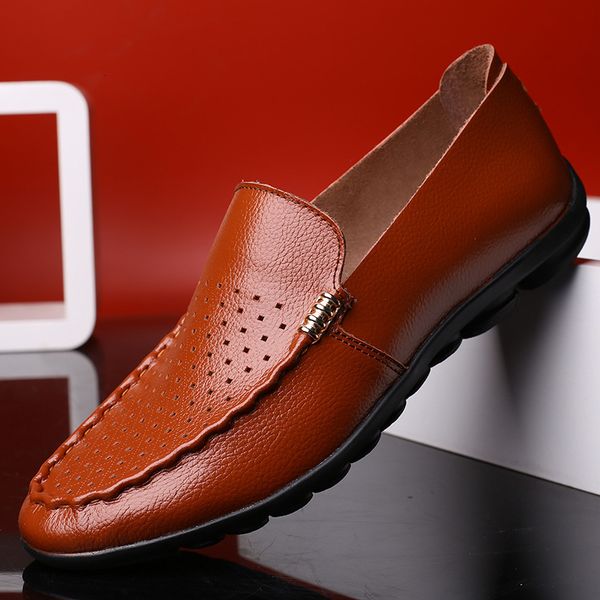 dress shoes men's summer loafers genuine leather soft man casual slip-on cutout driving mens cq2z, Black
dress shoes men's summer loafers genuine leather soft man casual slip-on cutout driving mens cq2z, Black