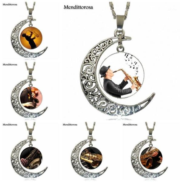 glaze glass cabochon choker moon pendant necklace silver color jewelry for men women saxophone1
glaze glass cabochon choker moon pendant necklace silver color jewelry for men women saxophone1