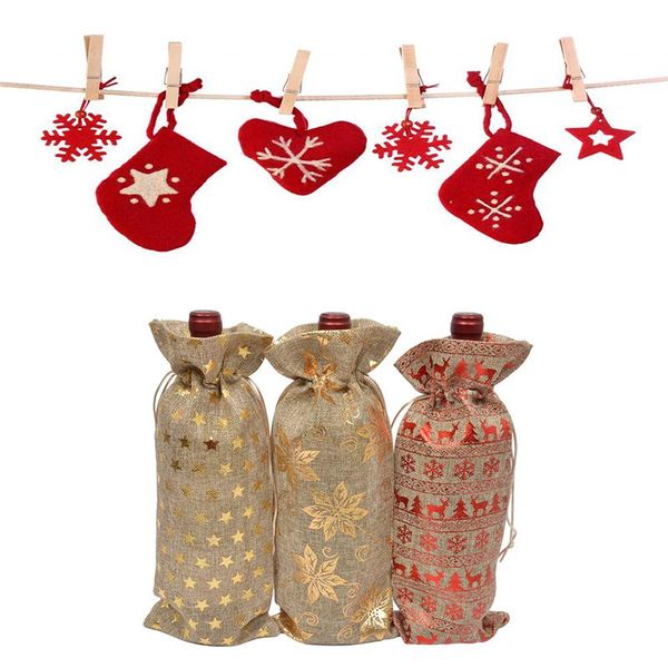 gift wrap 15x36cm stamping jute wine bag hessian burlap drawstring bags christmas party decor red bottle covers organizer pouch
gift wrap 15x36cm stamping jute wine bag hessian burlap drawstring bags christmas party decor red bottle covers organizer pouch