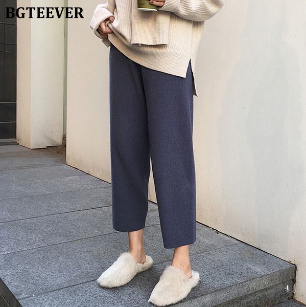 pants autumn winter elastic waist loose female sweater casual straight leg pants for women warm knitted trousers aqeb, Black;white
pants autumn winter elastic waist loose female sweater casual straight leg pants for women warm knitted trousers aqeb, Black;white