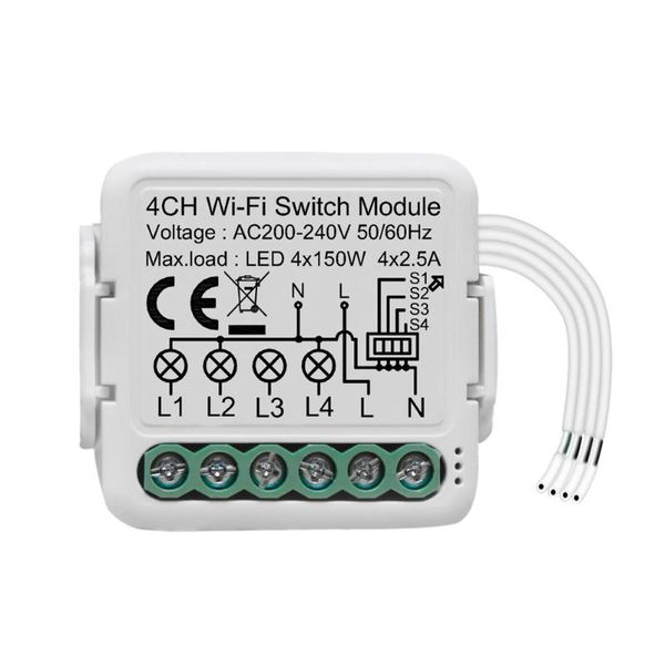smart home control tuya wifi intelligent switch module conversion 4 gang lighting mobilephone app remotes
smart home control tuya wifi intelligent switch module conversion 4 gang lighting mobilephone app remotes
