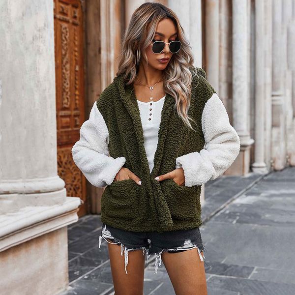 2021 Autumn Winter Teddy Coat Women Fluffy Teddy Jacket Plush Jacket Ladies Warm Teddy Bear Faux Fur Coat And Jackets Women, Tan;black
2021 Autumn Winter Teddy Coat Women Fluffy Teddy Jacket Plush Jacket Ladies Warm Teddy Bear Faux Fur Coat And Jackets Women, Tan;black