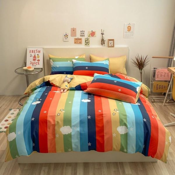 bedding sets 500tc cotton children duvet cover set twin russian family size ultra soft rainbow bed sheet pillowcases
bedding sets 500tc cotton children duvet cover set twin russian family size ultra soft rainbow bed sheet pillowcases