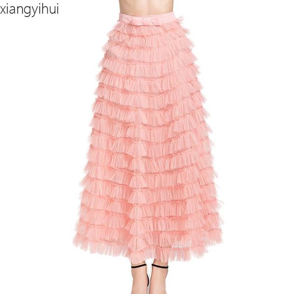 fashion pink cake skirts womens summer bowknot elegant long skirt women black blue red maxi clothing
fashion pink cake skirts womens summer bowknot elegant long skirt women black blue red maxi clothing