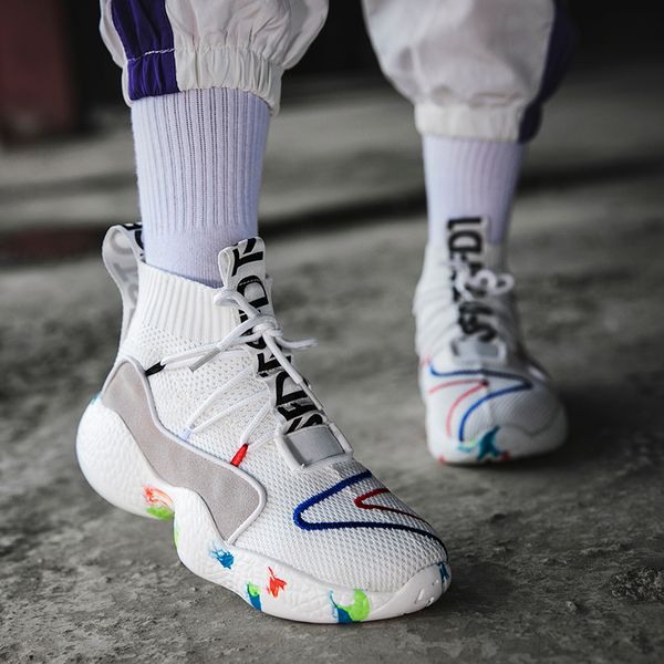 Winter White Sneakers For Men Fashion Men Sneakers Big Size Knit Rainbow Sneakers High Socks With Print Zapatillas Tipo Calcetin, White 8696-1
Winter White Sneakers For Men Fashion Men Sneakers Big Size Knit Rainbow Sneakers High Socks With Print Zapatillas Tipo Calcetin, White 8696-1