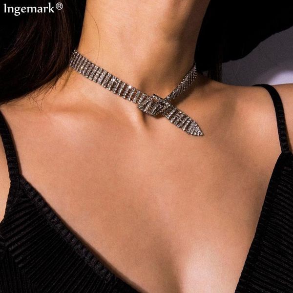 pendant necklaces gothic luxury full rhinestone choker necklace for women colar punk vsco silver color crystal chunky chain festival gift
pendant necklaces gothic luxury full rhinestone choker necklace for women colar punk vsco silver color crystal chunky chain festival gift