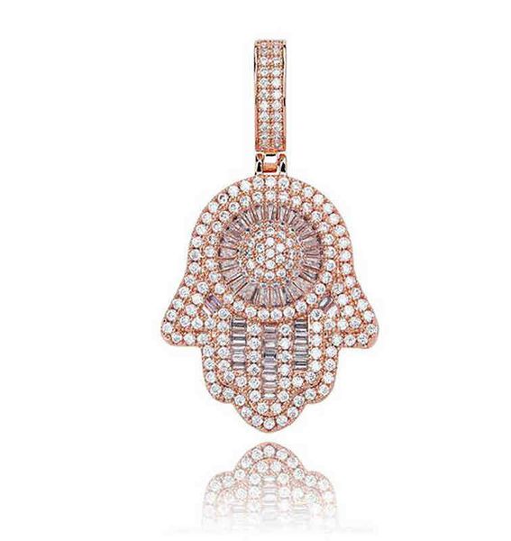 out hand of iced fatima hamsa pendant necklace cz copper cubic zircon bling for men women gifts, Silver
out hand of iced fatima hamsa pendant necklace cz copper cubic zircon bling for men women gifts, Silver