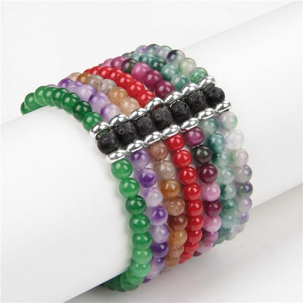 charm bracelets fashion 6mm bracelet stone multicolor white jades beads for women men lava spacer yoga bangle energy jewelry, Golden;silver
charm bracelets fashion 6mm bracelet stone multicolor white jades beads for women men lava spacer yoga bangle energy jewelry, Golden;silver