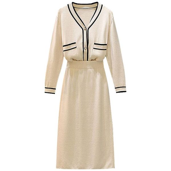 women's sweaters casual solid outfits two piece suit pullover skirt autumn winter women black dress suits womens 2021, White;black
women's sweaters casual solid outfits two piece suit pullover skirt autumn winter women black dress suits womens 2021, White;black