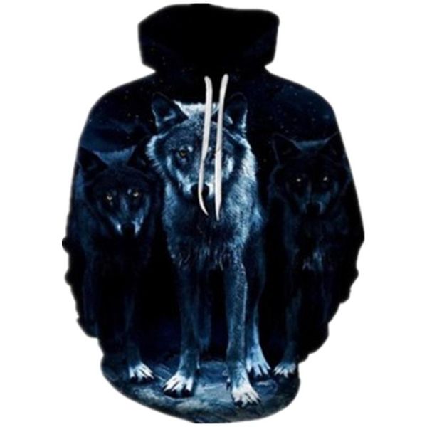 men's hoodies & sweatshirts fashion men long sleeve three wolf printed sweatshirt streetwear clothes harajuku hoodie, Black
men's hoodies & sweatshirts fashion men long sleeve three wolf printed sweatshirt streetwear clothes harajuku hoodie, Black