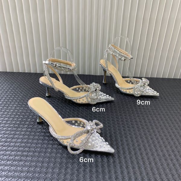 in the spring of 2022, the new fairy wind pointed high-heeled sandals, thin rhinestone bow and muller baotou semi-trailer.pearl series, Black
in the spring of 2022, the new fairy wind pointed high-heeled sandals, thin rhinestone bow and muller baotou semi-trailer.pearl series, Black