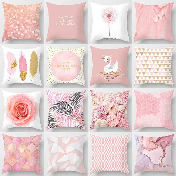 pillow case pink feather pillowcase decorative sofa cushion bed cover home decor car cute 45*45cm
pillow case pink feather pillowcase decorative sofa cushion bed cover home decor car cute 45*45cm