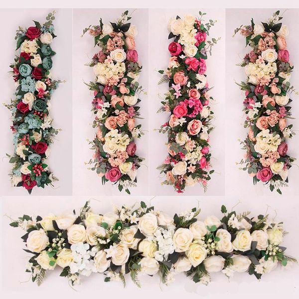 decorative flowers & wreaths 100cm wedding arch flower row table centerpiece artificial silk rose wall with foam frame diy backdrop decorati
decorative flowers & wreaths 100cm wedding arch flower row table centerpiece artificial silk rose wall with foam frame diy backdrop decorati
