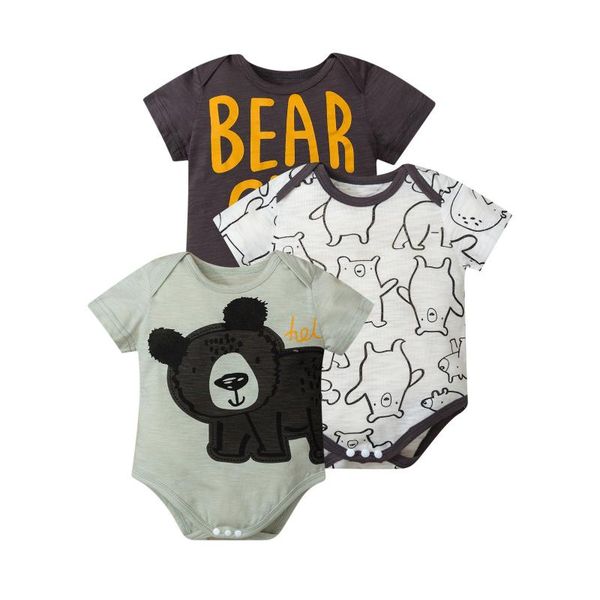 emmababy 2021 summer 0-12m baby boy girl 3pcs set bear cub letter print/cartoon animal short sleeve bodysuits infant clothes rompers, Blue
emmababy 2021 summer 0-12m baby boy girl 3pcs set bear cub letter print/cartoon animal short sleeve bodysuits infant clothes rompers, Blue