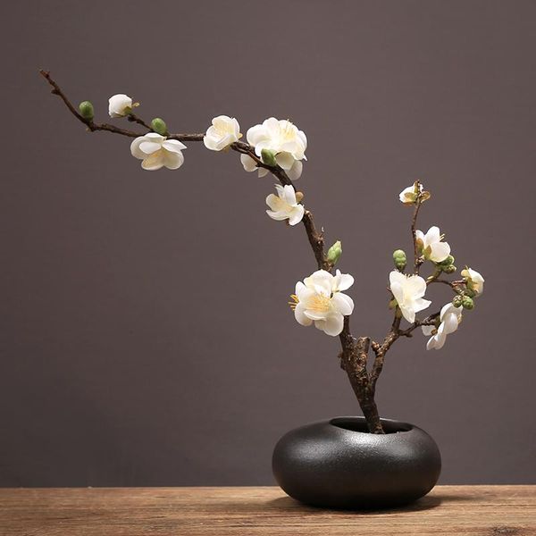 vases creative ceramic vase decoration flower arrangement in living room dining table soft home zen simulation plum set 
vases creative ceramic vase decoration flower arrangement in living room dining table soft home zen simulation plum set