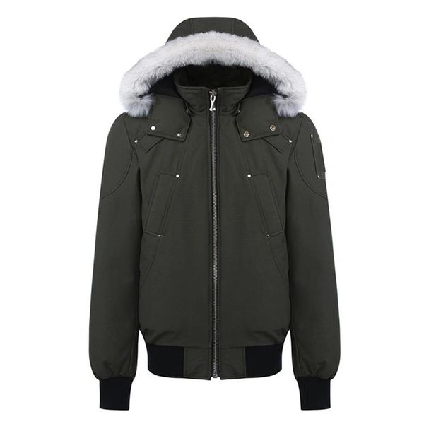 men moose bomber ballistic down jackets winter fur hooded casual coat usa uk outdoor thick parkas canada knuckles outerwear, Black
men moose bomber ballistic down jackets winter fur hooded casual coat usa uk outdoor thick parkas canada knuckles outerwear, Black