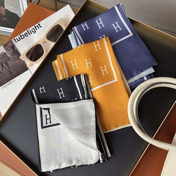 scarf spring and autumn double sided printing strip small silk female letter silk hair band professional decoration, Blue;gray
scarf spring and autumn double sided printing strip small silk female letter silk hair band professional decoration, Blue;gray