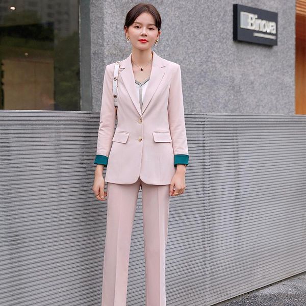 casual women pant suit set pink green blue black fashion girl long sleeve single breasted s-4xl blazer and 2 piece women's suits & blaz, White;black
casual women pant suit set pink green blue black fashion girl long sleeve single breasted s-4xl blazer and 2 piece women's suits & blaz, White;black