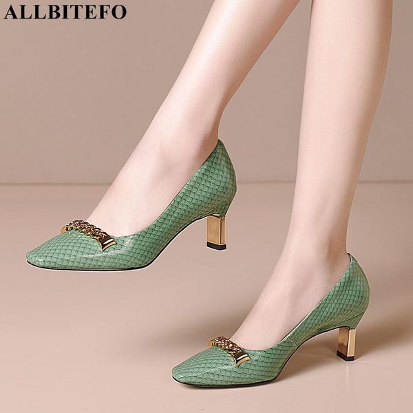 dress shoes allbitefo square toe genuine leather women high heels autumn/spring wedding heel, Black
dress shoes allbitefo square toe genuine leather women high heels autumn/spring wedding heel, Black