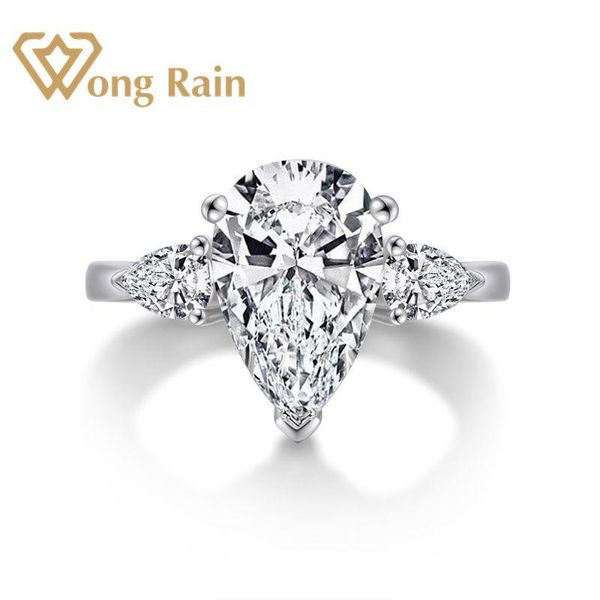 cluster rings wong rain 100% 925 sterling silver pear cut created moissanite gemstone diamonds wedding engagement ring fine jewelry wholesal, Golden;silver
cluster rings wong rain 100% 925 sterling silver pear cut created moissanite gemstone diamonds wedding engagement ring fine jewelry wholesal, Golden;silver