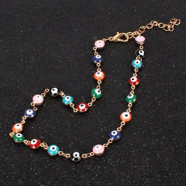 chains the baroque fashionable contracted metal alloy pendant necklace temperament evil eye personality girl collarbone chain, Silver
chains the baroque fashionable contracted metal alloy pendant necklace temperament evil eye personality girl collarbone chain, Silver