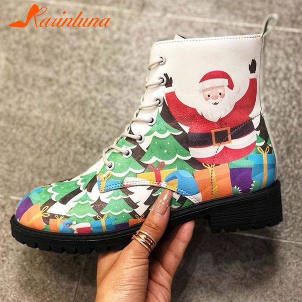 boots karin christmas female festival casual mixed colors chunky heels shoelace women fashion ankle shoes, Black
boots karin christmas female festival casual mixed colors chunky heels shoelace women fashion ankle shoes, Black