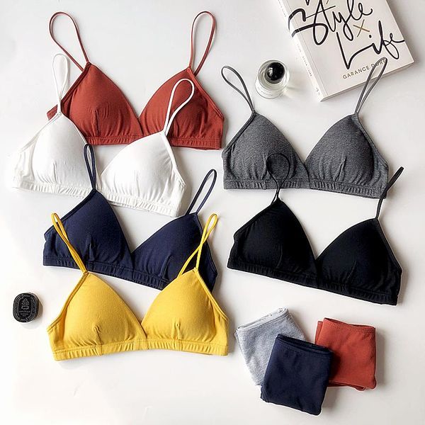 bras sets wriufred pure cotton lingerie women underwear wire comfortable triangle cup bralette underpants set, Red;black
bras sets wriufred pure cotton lingerie women underwear wire comfortable triangle cup bralette underpants set, Red;black