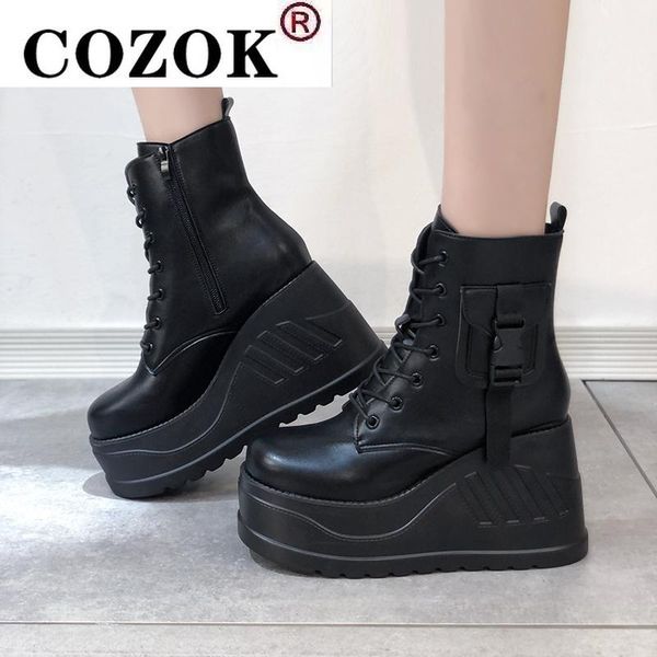 boots 2021 white color soft pu leather ankle women platform motorcycle booties female autumn winter shoes woman goth short, Black
boots 2021 white color soft pu leather ankle women platform motorcycle booties female autumn winter shoes woman goth short, Black