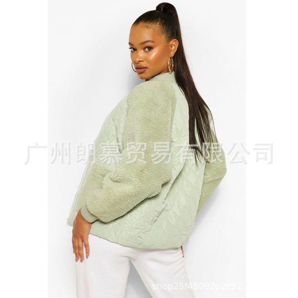 women's wool & blends 2021 autumn and winter style europe america thin cotton coat female short yang gao mao joint cotton-padded cl, Black
women's wool & blends 2021 autumn and winter style europe america thin cotton coat female short yang gao mao joint cotton-padded cl, Black