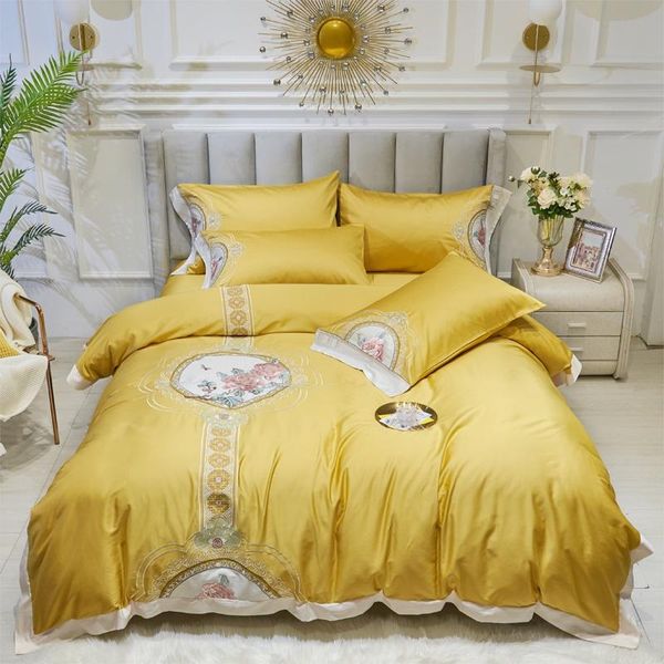 bedding sets yellow chinese style 100s satin egyptian cotton set classical flower embroidery duvet cover bed pillowcases sheet
bedding sets yellow chinese style 100s satin egyptian cotton set classical flower embroidery duvet cover bed pillowcases sheet